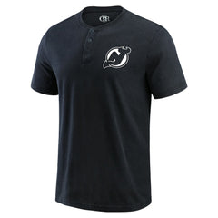 NHL New Jersey Devils Darius Rucker Collection by Fanatics Fanatics Fest Washed Henley T-Shirt