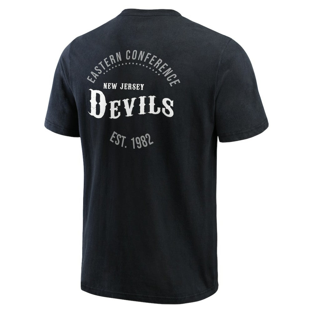 NHL New Jersey Devils Darius Rucker Collection by Fanatics Fanatics Fest Washed Henley T-Shirt
