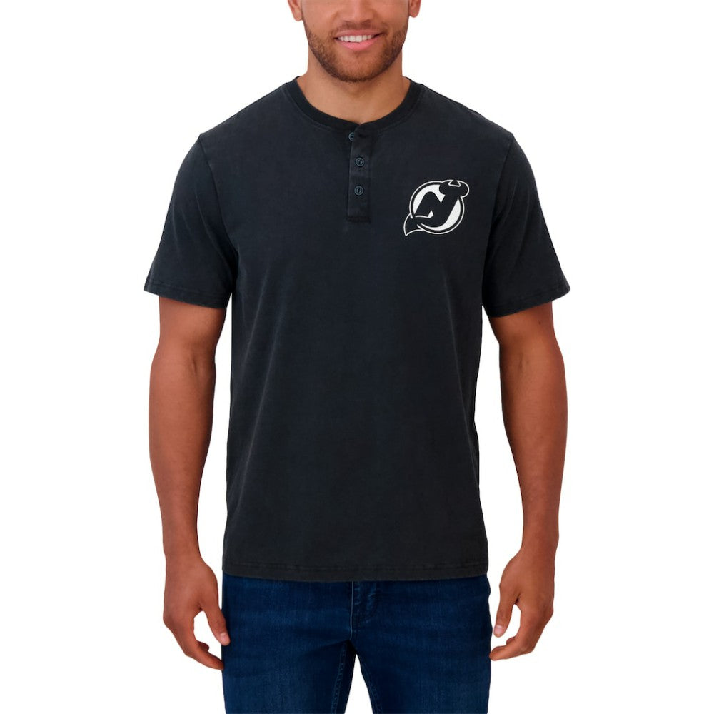 NHL New Jersey Devils Darius Rucker Collection by Fanatics Fanatics Fest Washed Henley T-Shirt