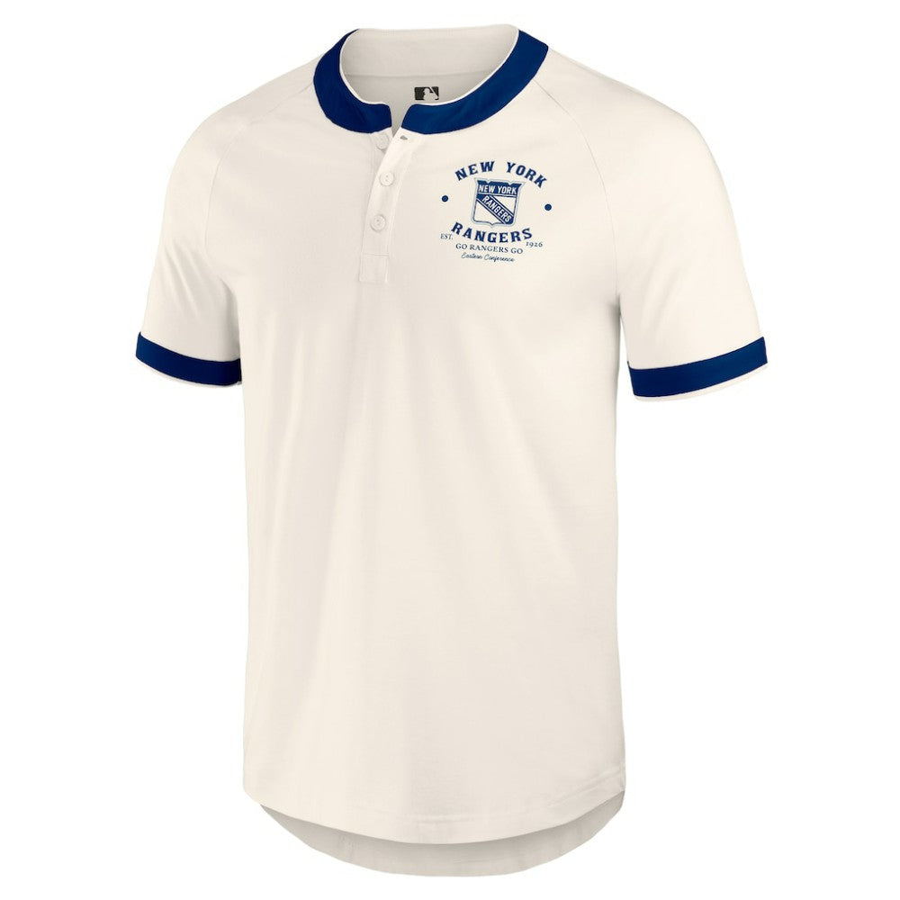 NHL New York Rangers Darius Rucker Collection by Fanatics Fanatics Fest Henley Raglan T-Shirt