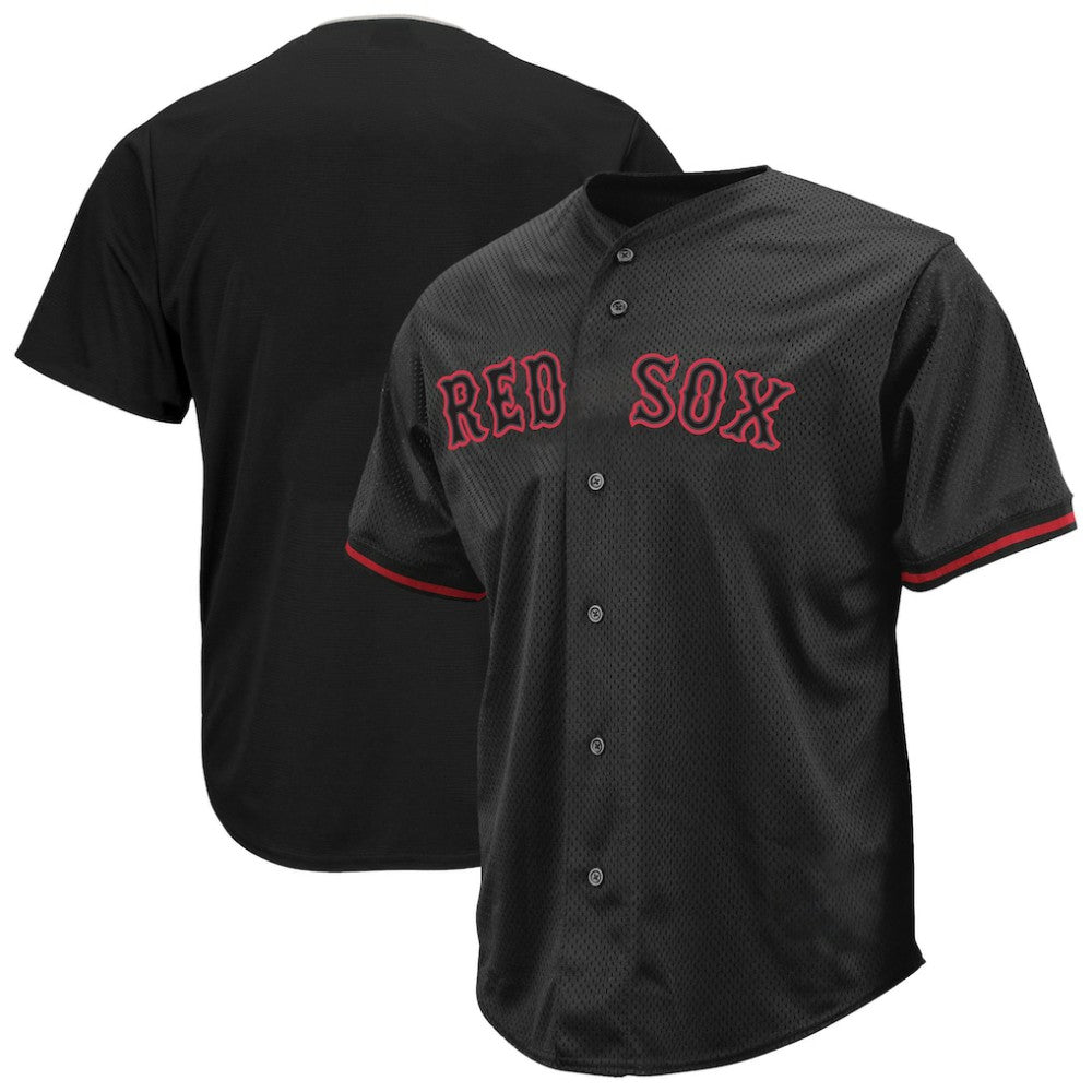 Black Boston Red Sox Profile Big & Tall Pop Fashion Jersey