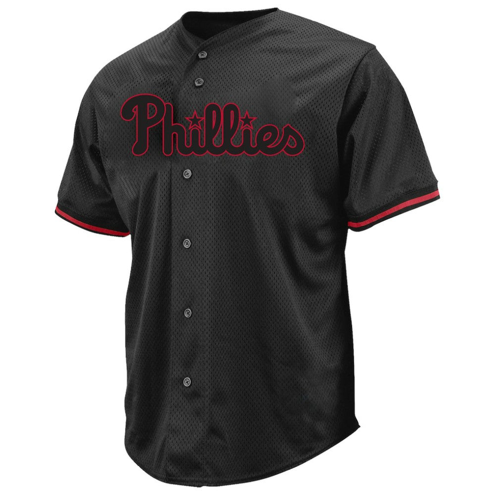 Black Bryce Harper Philadelphia Phillies Profile Big & Tall Pop Fashion Jersey