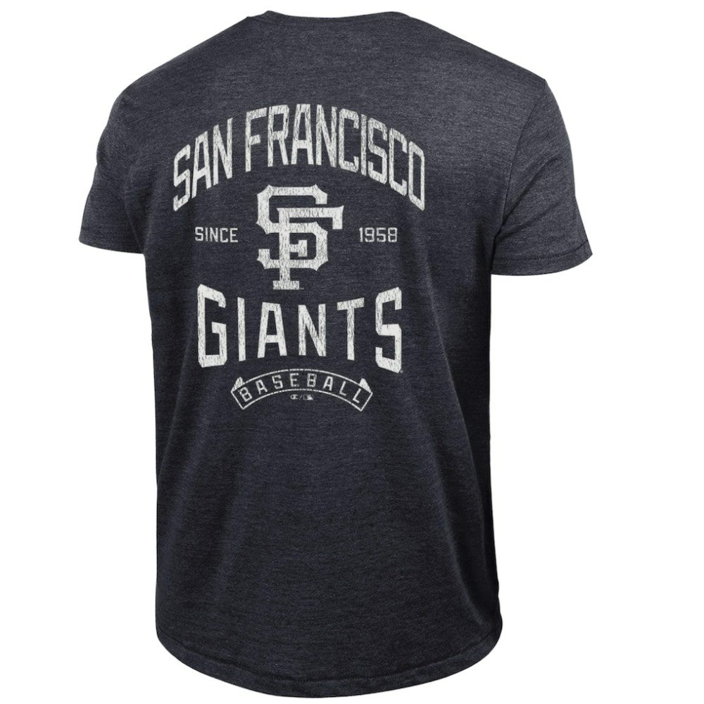 Black San Francisco Giants Champion Vintage 3-Hit Tri-Blend T-Shirt
