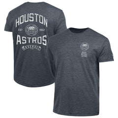 Navy Houston Astros Champion Vintage 3-Hit Tri-Blend T-Shirt