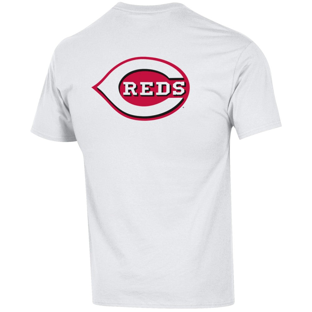 White Cincinnati Reds Champion 3-Hit Jersey T-Shirt