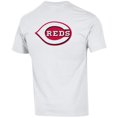 White Cincinnati Reds Champion 3-Hit Jersey T-Shirt