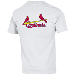 White St. Louis Cardinals Champion 3-Hit Jersey T-Shirt
