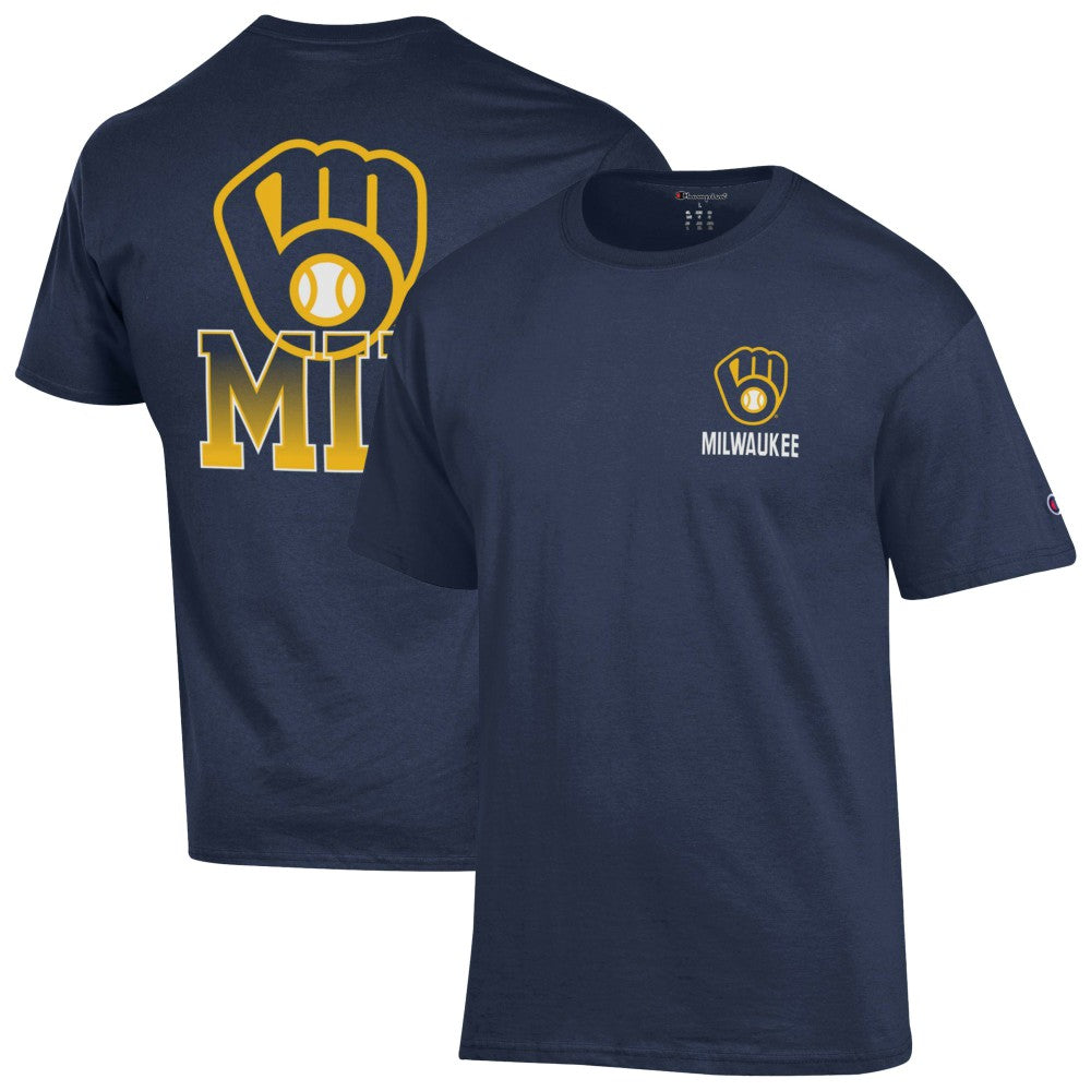 Navy Milwaukee Brewers Champion Jersey T-Shirt