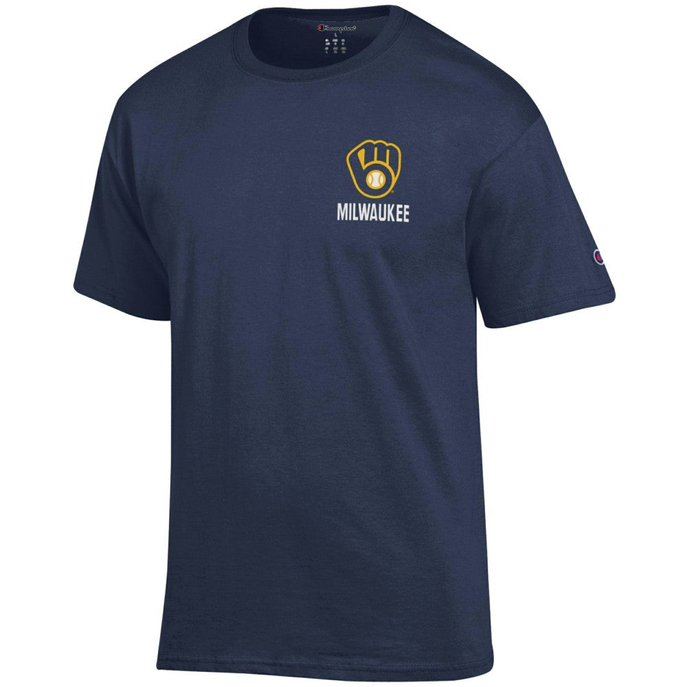 Navy Milwaukee Brewers Champion Jersey T-Shirt