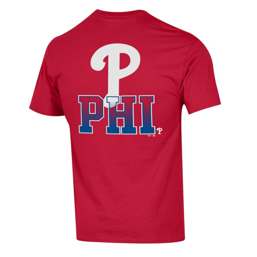 Red Philadelphia Phillies Champion Jersey T-Shirt