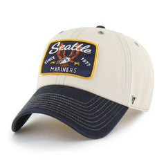 Natural/Navy Seattle Mariners '47 Keepsake Collection Clean Up Adjustable Hat