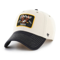 Natural/Black Detroit Tigers '47 Keepsake Collection Clean Up Adjustable Hat