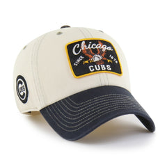 Natural/Black Chicago Cubs '47 Keepsake Collection Clean Up Adjustable Hat
