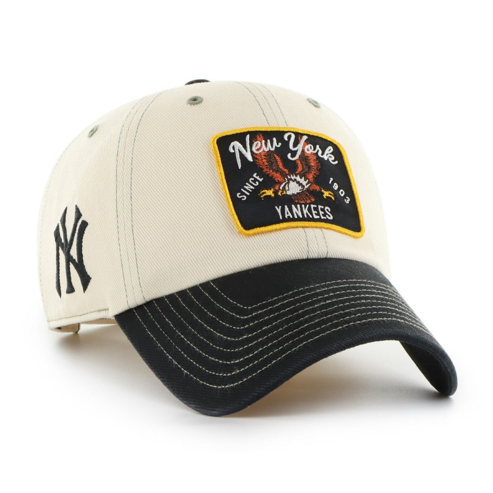 Natural/Black New York Yankees '47 Keepsake Collection Clean Up Adjustable Hat