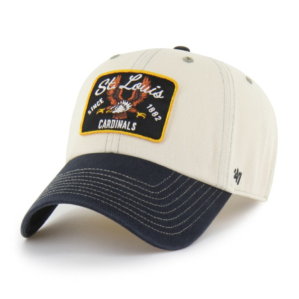 Natural/Black St. Louis Cardinals '47 Keepsake Collection Clean Up Adjustable Hat