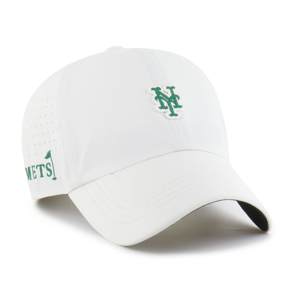 White New York Mets '47 Elevated Greens Clean Up Adjustable Hat