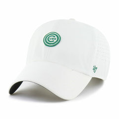 White Chicago Cubs '47 Elevated Greens Clean Up Adjustable Hat