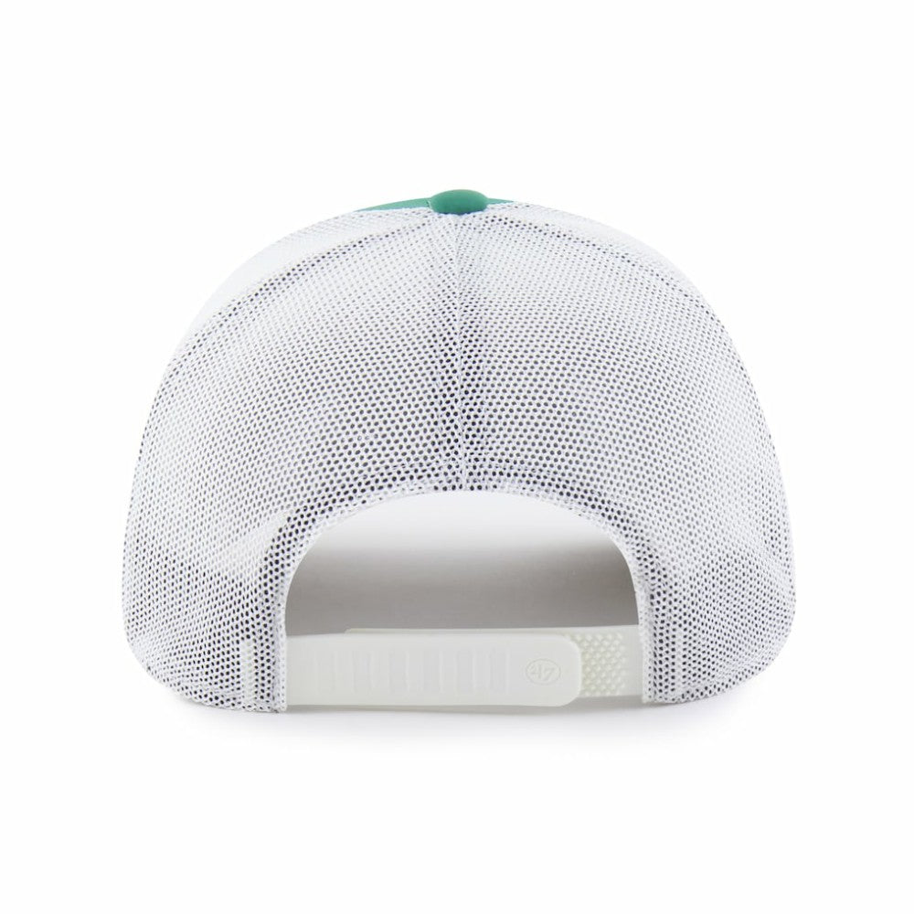 Kelly Green/White New York Yankees '47 Elevated Greens Adjustable Trucker Hat