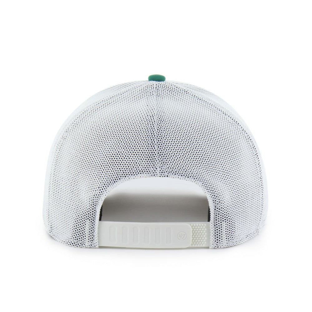 Kelly Green/White Atlanta Braves '47 Elevated Greens Adjustable Trucker Hat