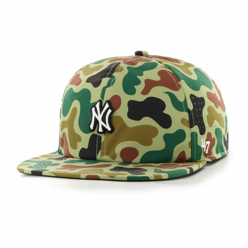 Camo New York Yankees '47 Elevated Greens Captain Adjustable Hat