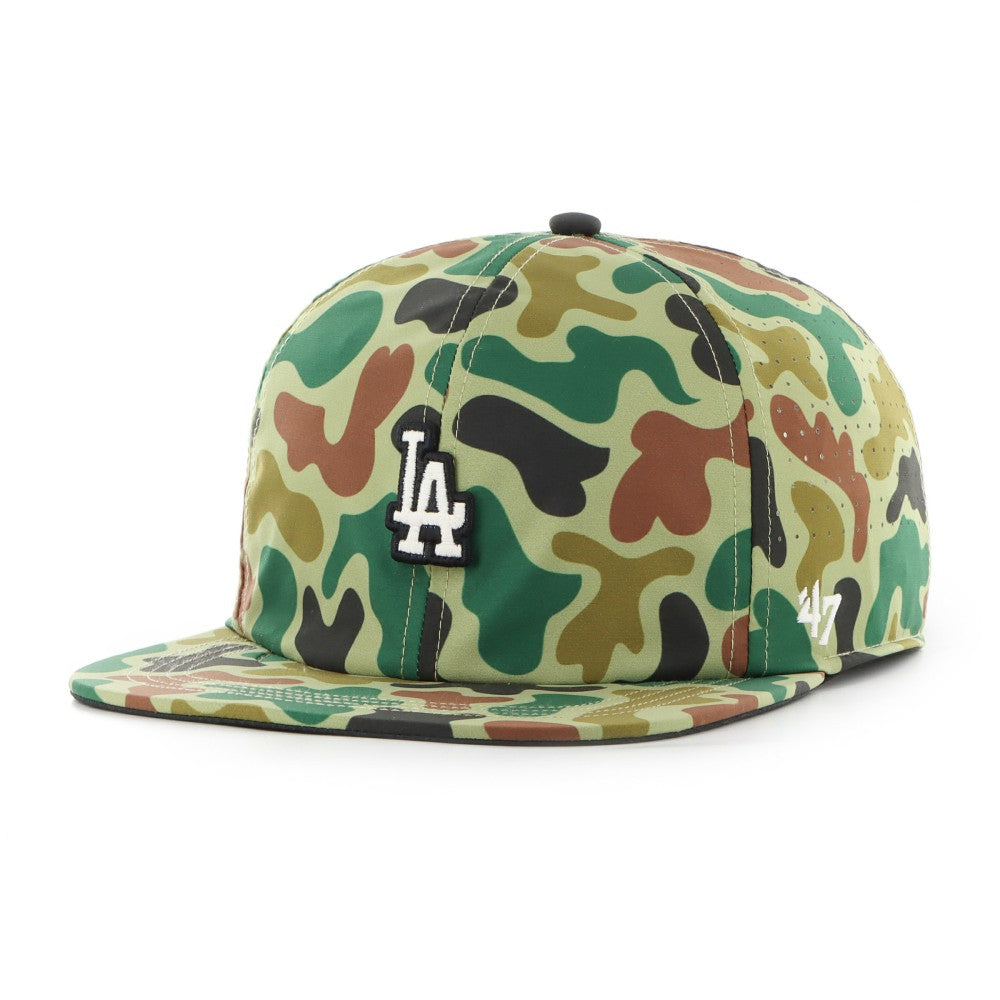 Camo Los Angeles Dodgers '47 Elevated Greens Captain Adjustable Hat
