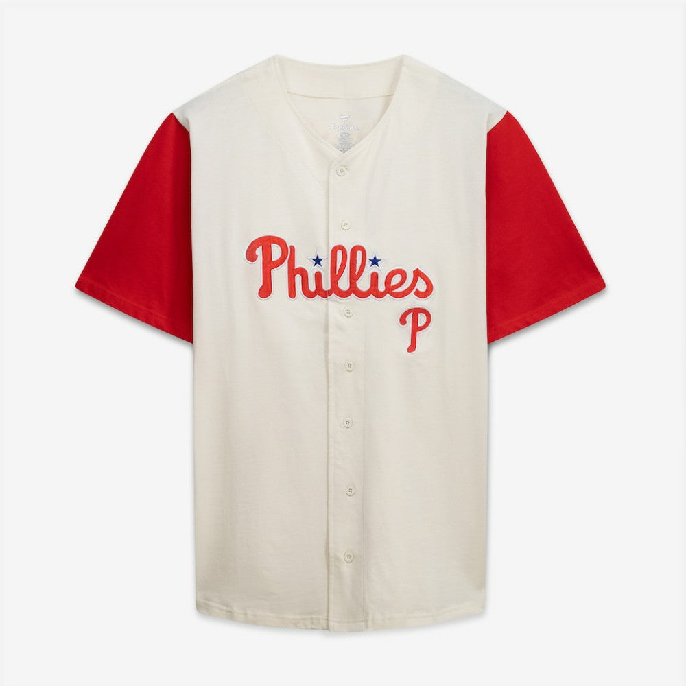 Cream/Red Philadelphia Phillies Profile Big & Tall Two-Color Fashion Jersey