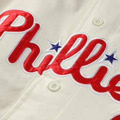 Cream/Red Philadelphia Phillies Profile Big & Tall Two-Color Fashion Jersey