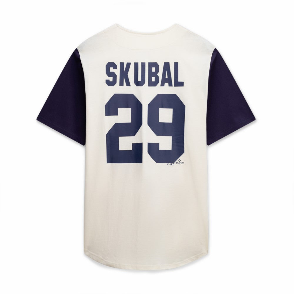 Cream/Navy Detroit Tigers Profile Big & Tall Two-Color Fashion Jersey