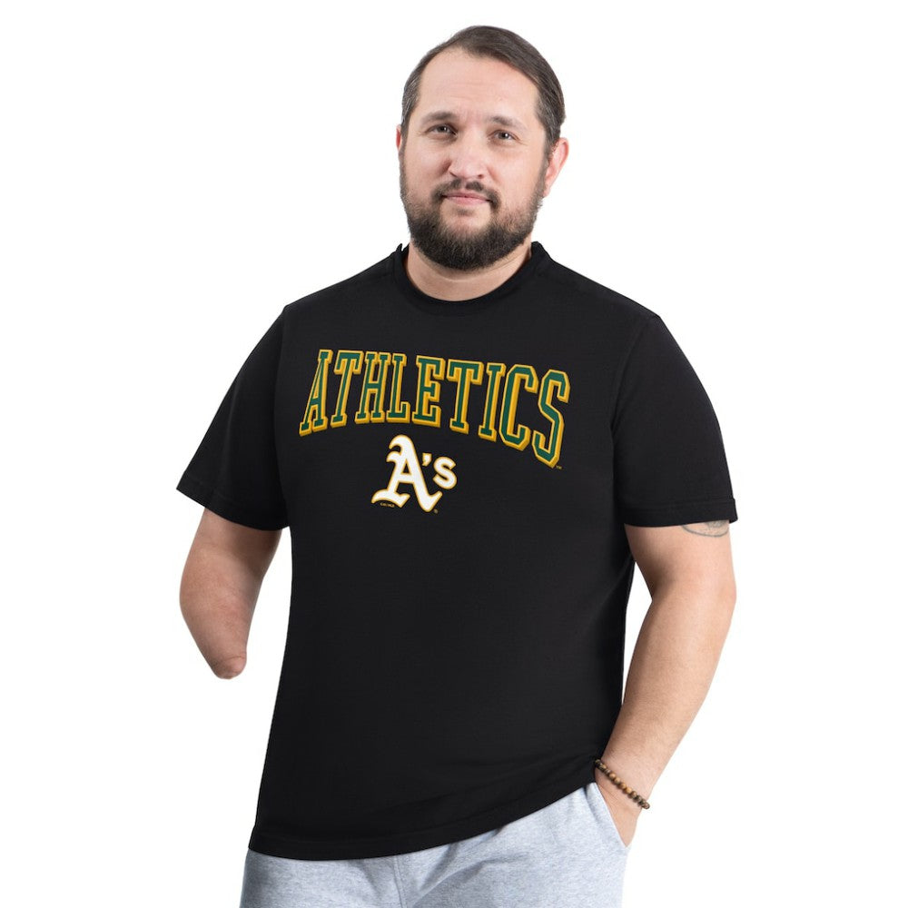 Black Athletics G-III Sports by Carl Banks Adaptive Classic Team Spirit T-Shirt