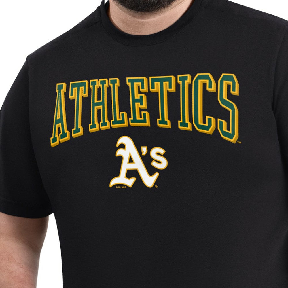 Black Athletics G-III Sports by Carl Banks Adaptive Classic Team Spirit T-Shirt