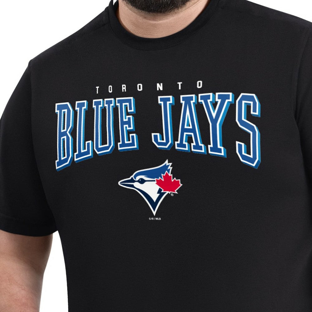 Black Toronto Blue Jays G-III Sports by Carl Banks Adaptive Classic Team Spirit T-Shirt