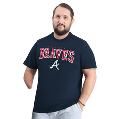 Navy Atlanta Braves G-III Sports by Carl Banks Adaptive Classic Team Spirit T-Shirt