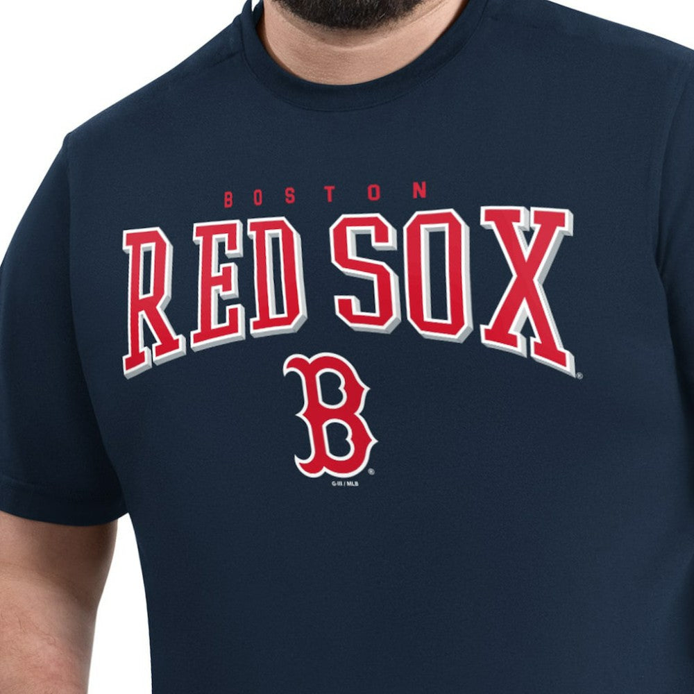 Navy Boston Red Sox G-III Sports by Carl Banks Adaptive Classic Team Spirit T-Shirt
