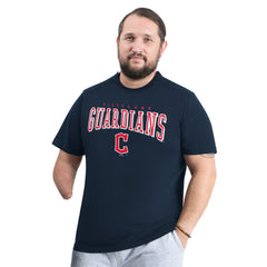 Navy Cleveland Guardians G-III Sports by Carl Banks Adaptive Classic Team Spirit T-Shirt