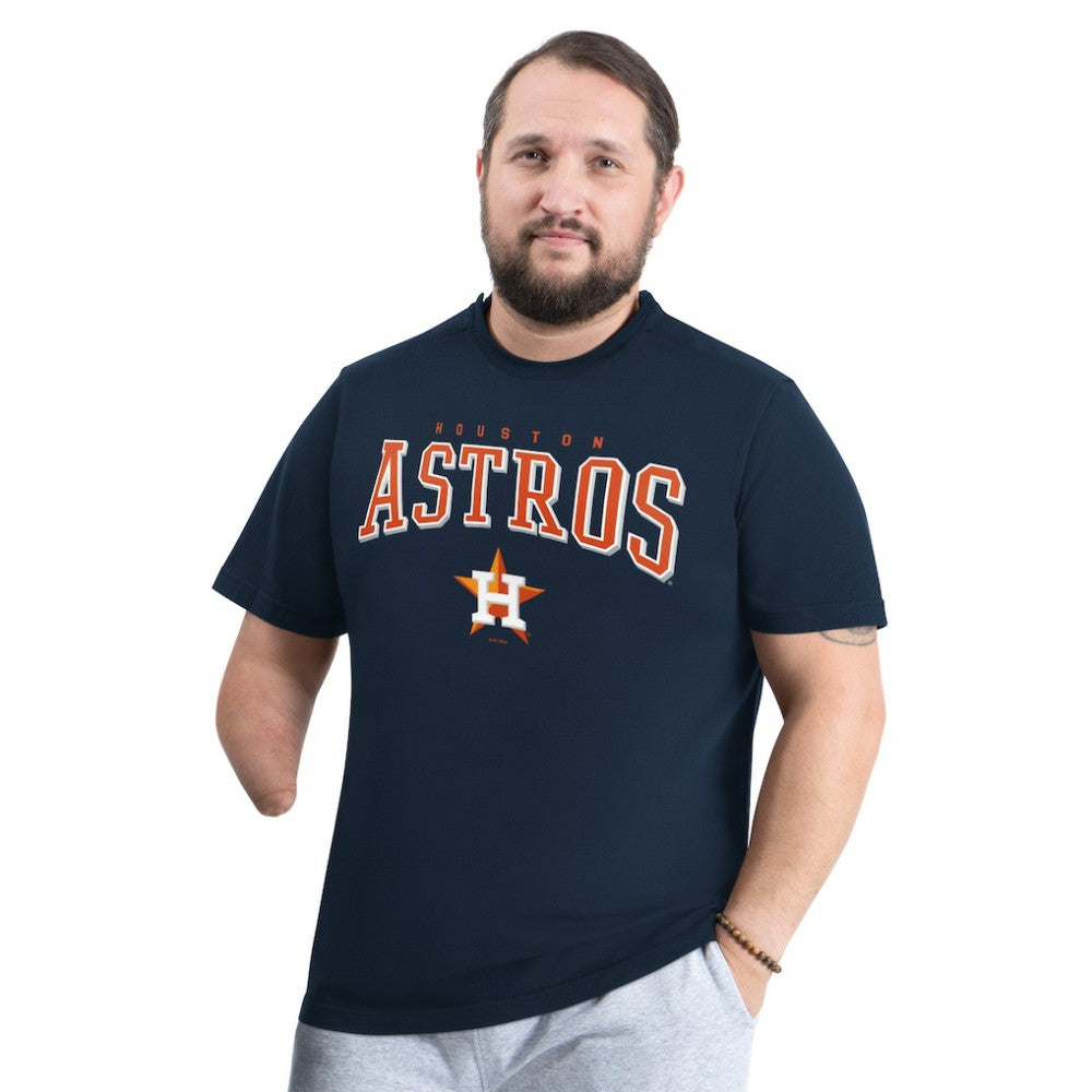 Navy Houston Astros G-III Sports by Carl Banks Adaptive Classic Team Spirit T-Shirt