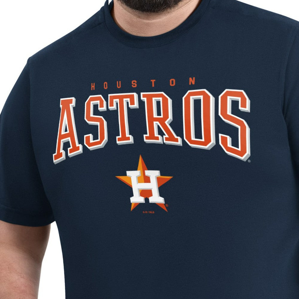 Navy Houston Astros G-III Sports by Carl Banks Adaptive Classic Team Spirit T-Shirt