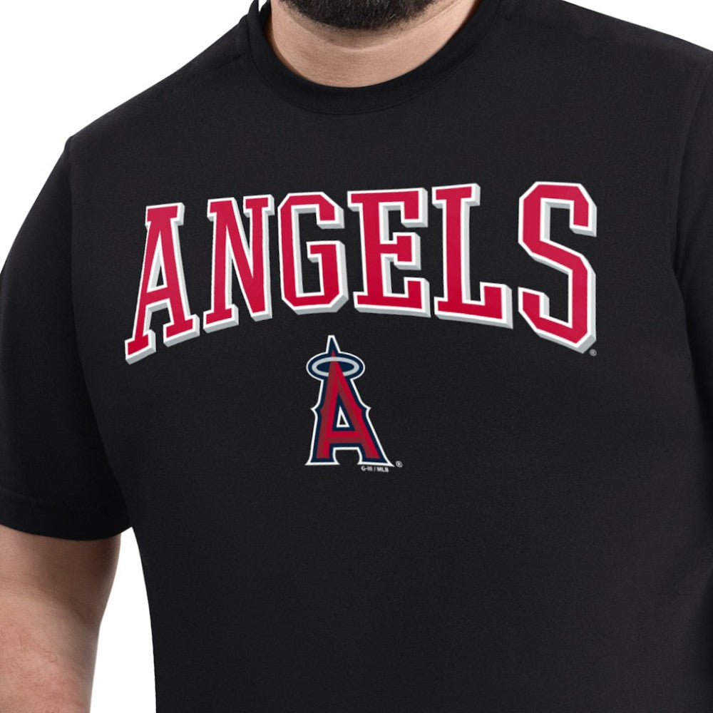 Navy Los Angeles Angels G-III Sports by Carl Banks Adaptive Classic Team Spirit T-Shirt