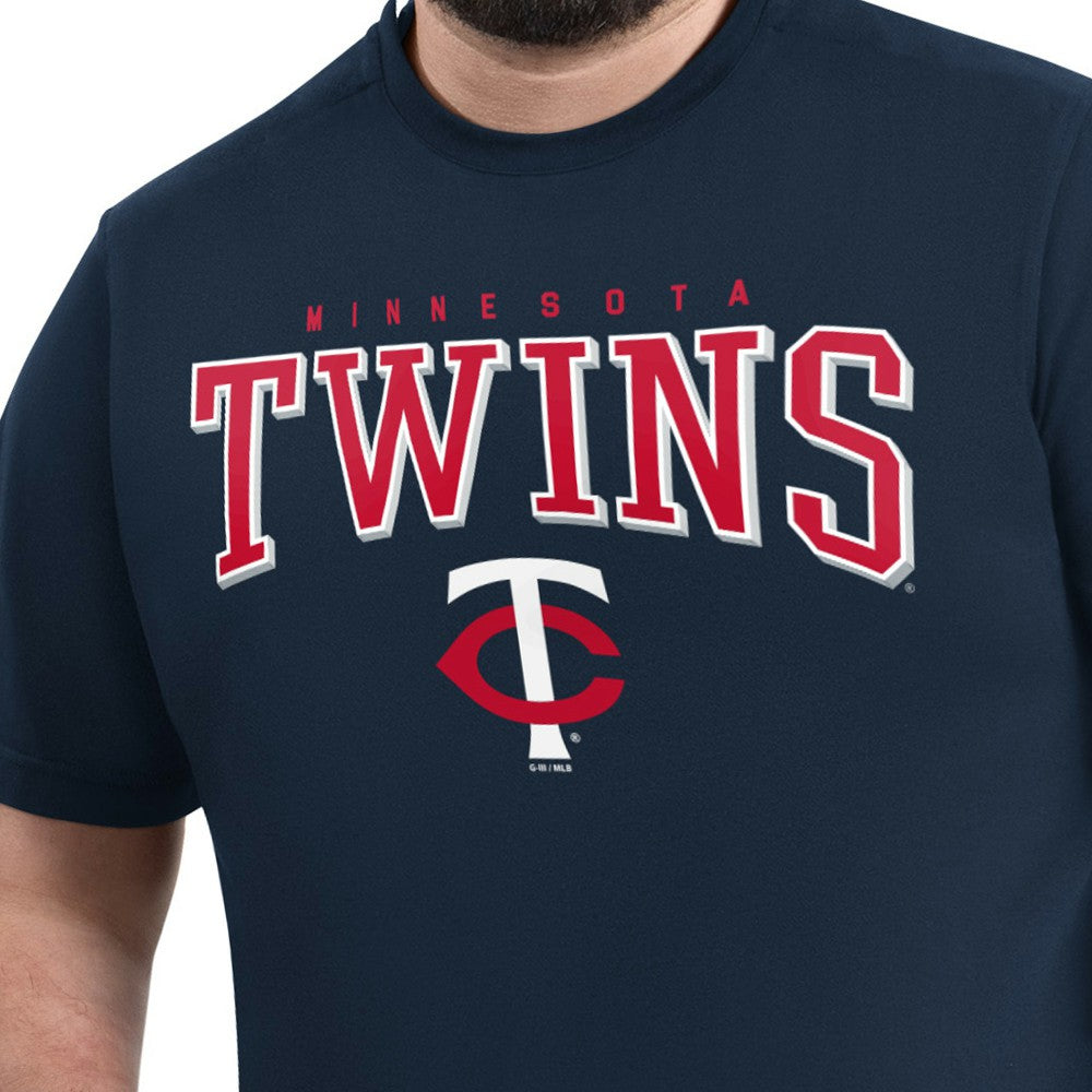 Navy Minnesota Twins G-III Sports by Carl Banks Adaptive Classic Team Spirit T-Shirt