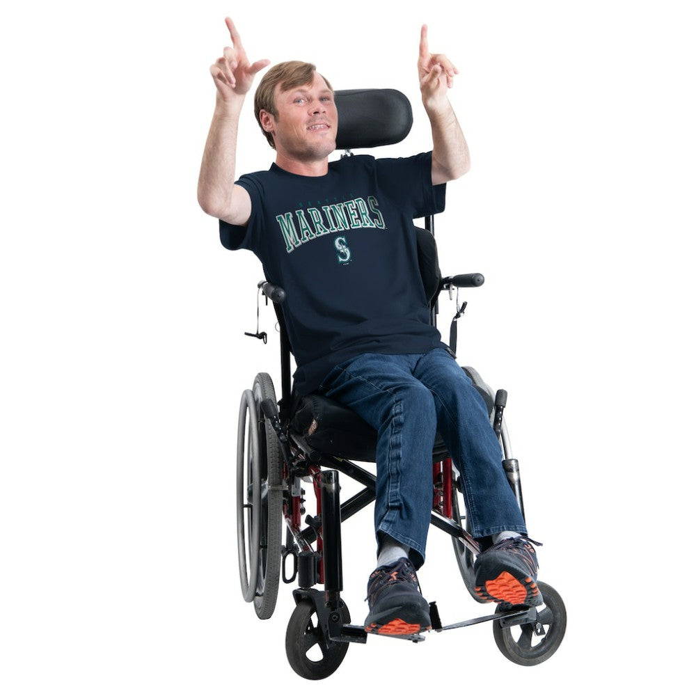 Navy Seattle Mariners G-III Sports by Carl Banks Adaptive Classic Team Spirit T-Shirt