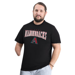 Black Arizona Diamondbacks G-III Sports by Carl Banks Adaptive Classic Team Spirit T-Shirt
