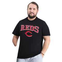 Black Cincinnati Reds G-III Sports by Carl Banks Adaptive Classic Team Spirit T-Shirt