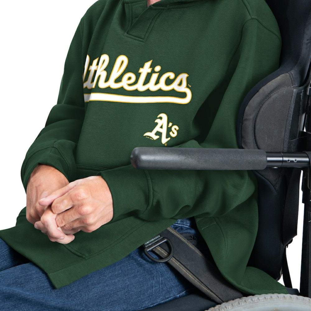 Green Athletics G-III Sports by Carl Banks Adaptive Lockup Fleece Hoodie