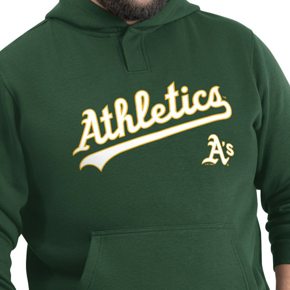 Green Athletics G-III Sports by Carl Banks Adaptive Lockup Fleece Hoodie