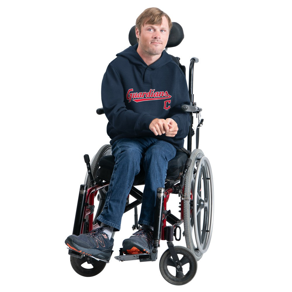 Navy Cleveland Guardians G-III Sports by Carl Banks Adaptive Lockup Fleece Hoodie