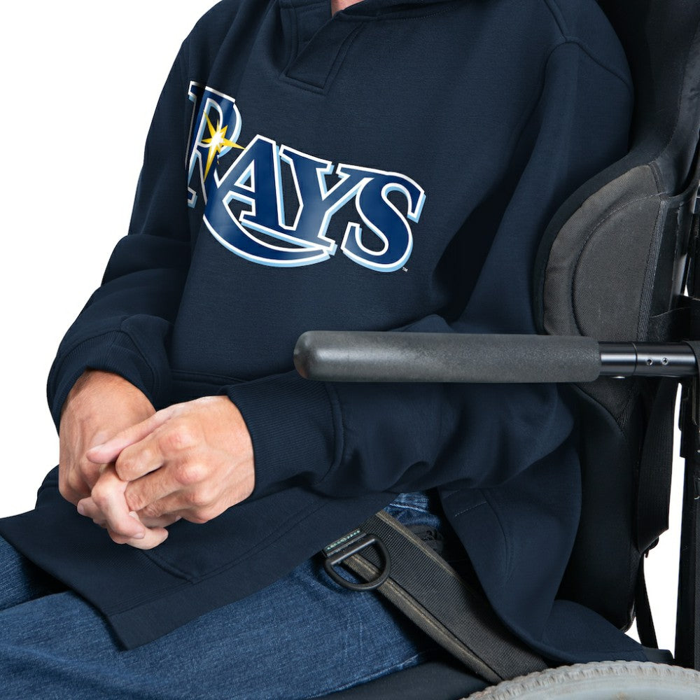 Navy Tampa Bay Rays G-III Sports by Carl Banks Adaptive Lockup Fleece Hoodie