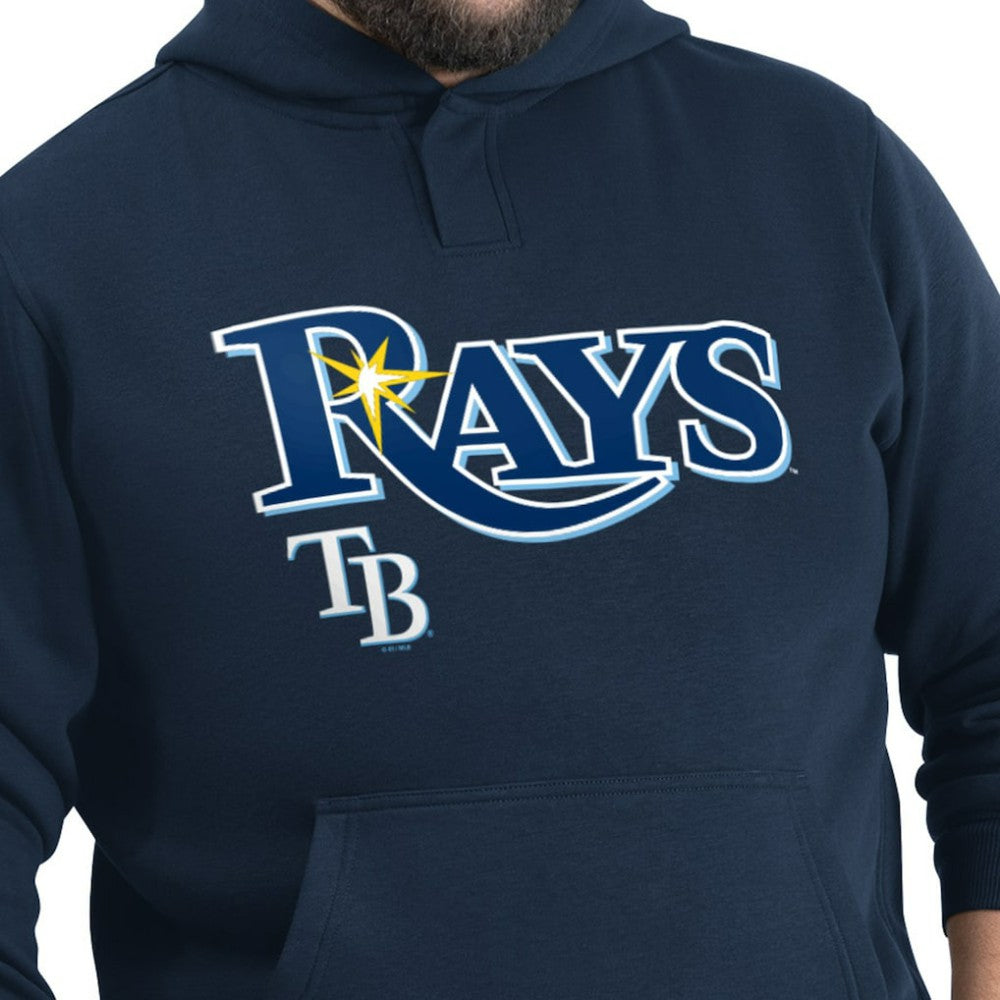 Navy Tampa Bay Rays G-III Sports by Carl Banks Adaptive Lockup Fleece Hoodie