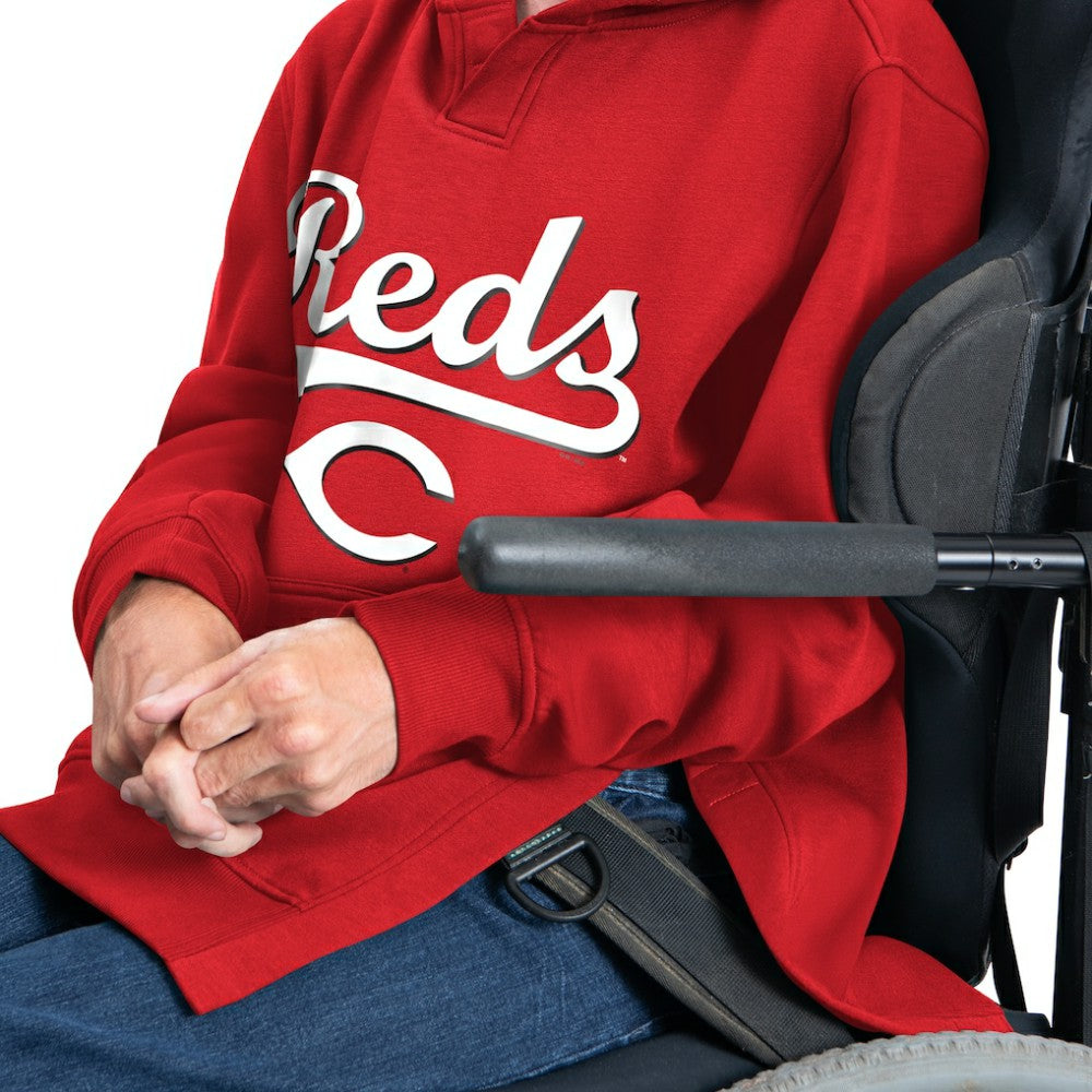 Red Cincinnati Reds G-III Sports by Carl Banks Adaptive Lockup Fleece Hoodie