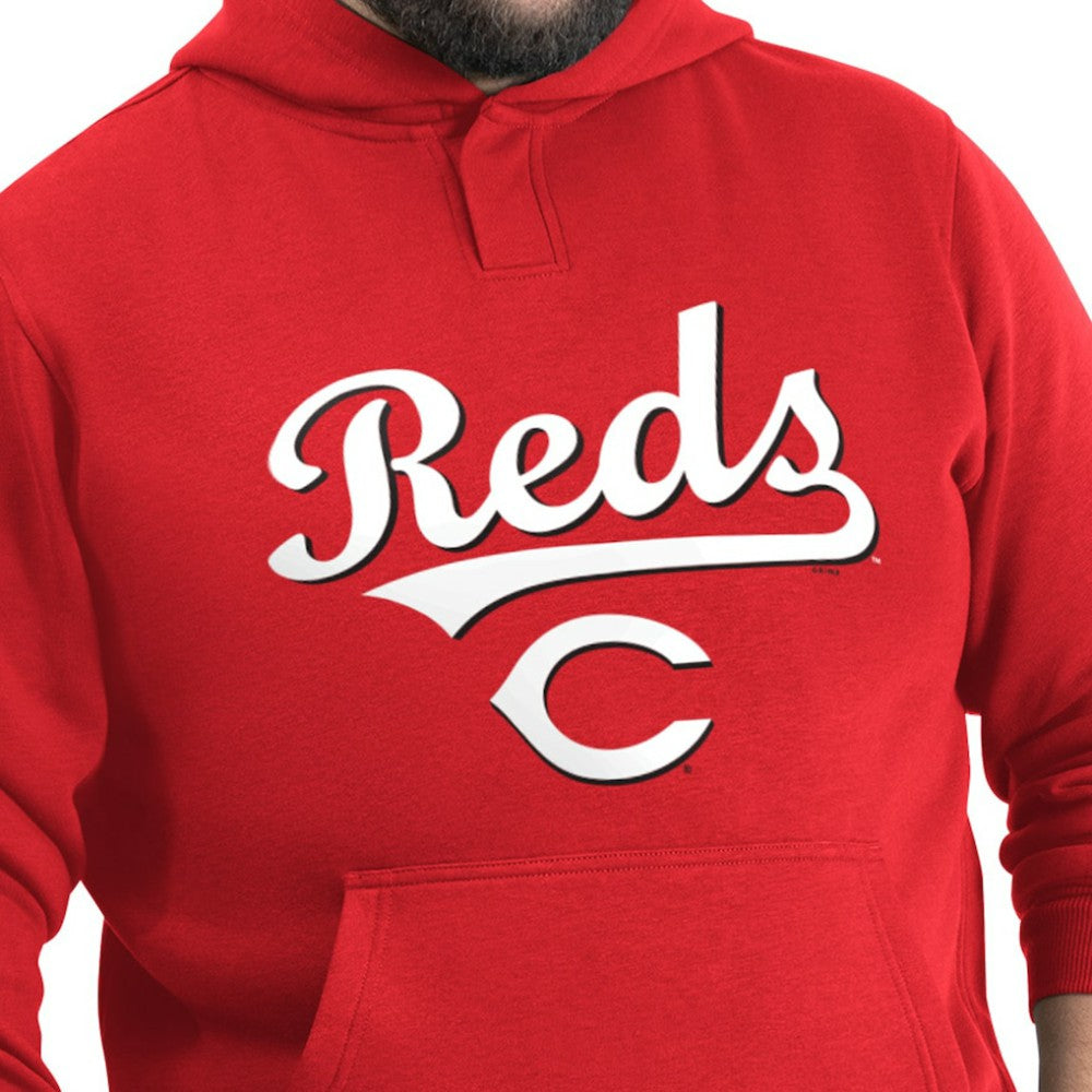 Red Cincinnati Reds G-III Sports by Carl Banks Adaptive Lockup Fleece Hoodie