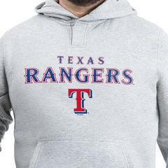 Gray Texas Rangers G-III Sports by Carl Banks Adaptive Lockup Fleece Hoodie