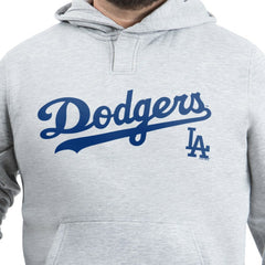Gray Los Angeles Dodgers G-III Sports by Carl Banks Adaptive Lockup Fleece Hoodie